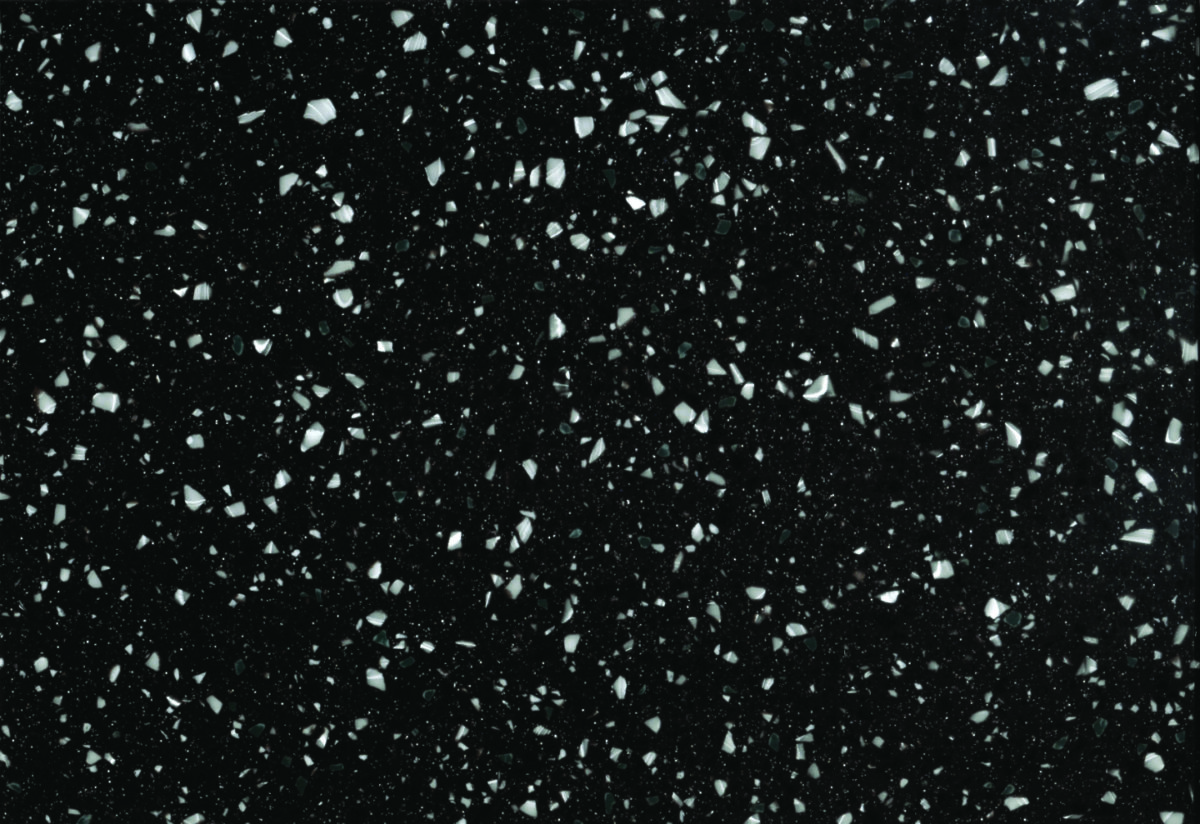 Star Queen Black sparkle kitchen worktop