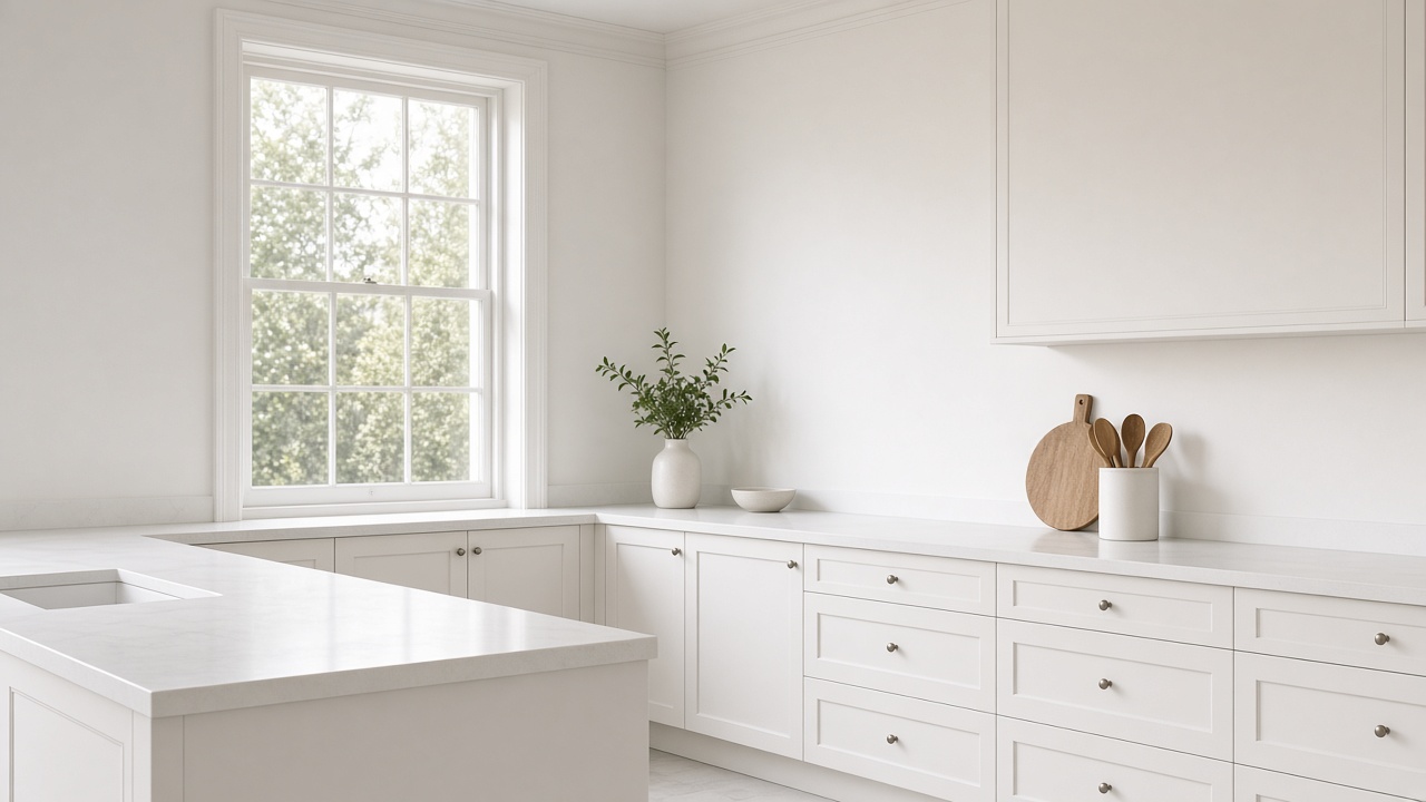 Deciding on the Perfect Shade of White for Your Kitchen Worktop