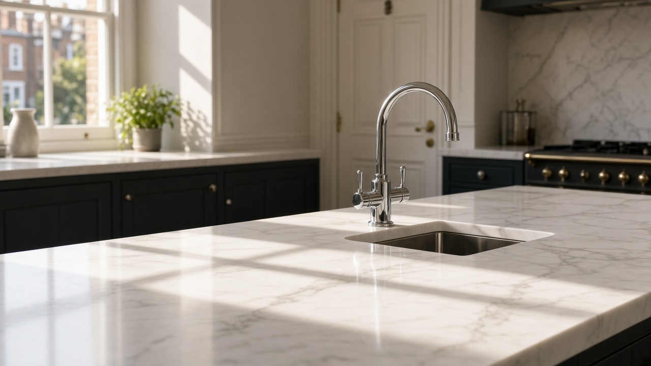 Quartz Kitchen Worktops in London: Cost, Colours and Installation