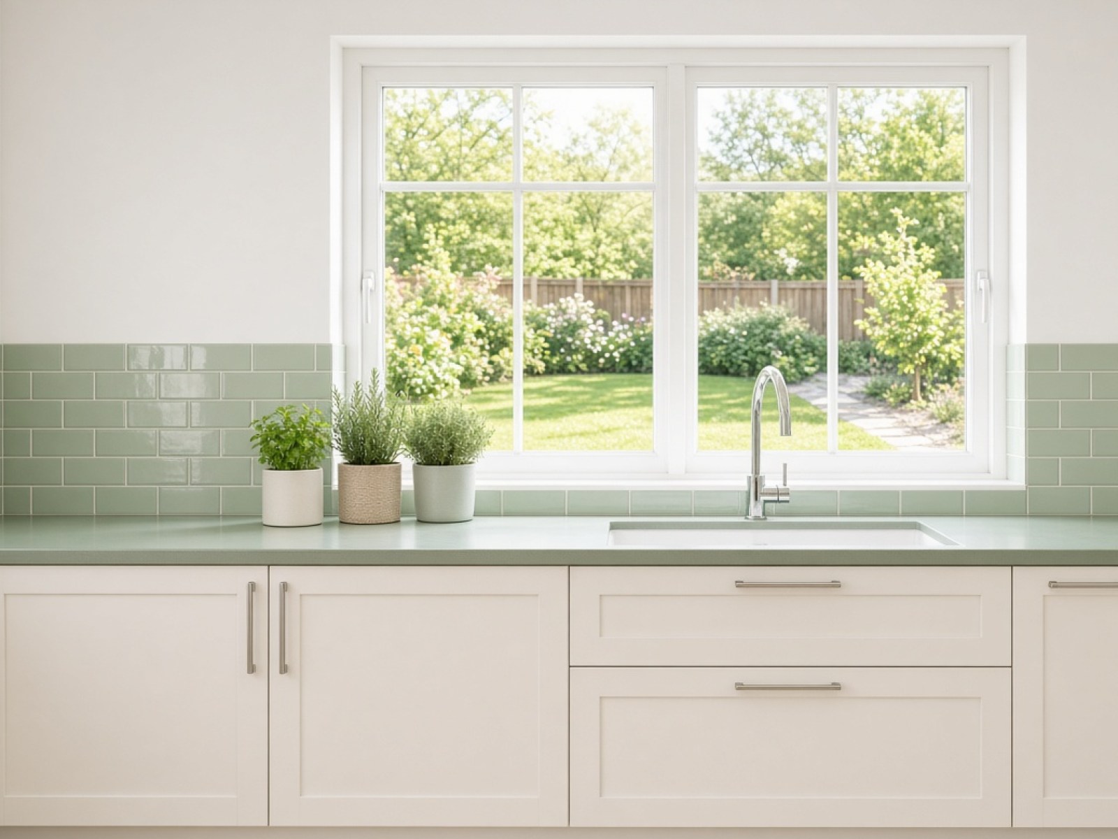 Green Kitchen Worktops