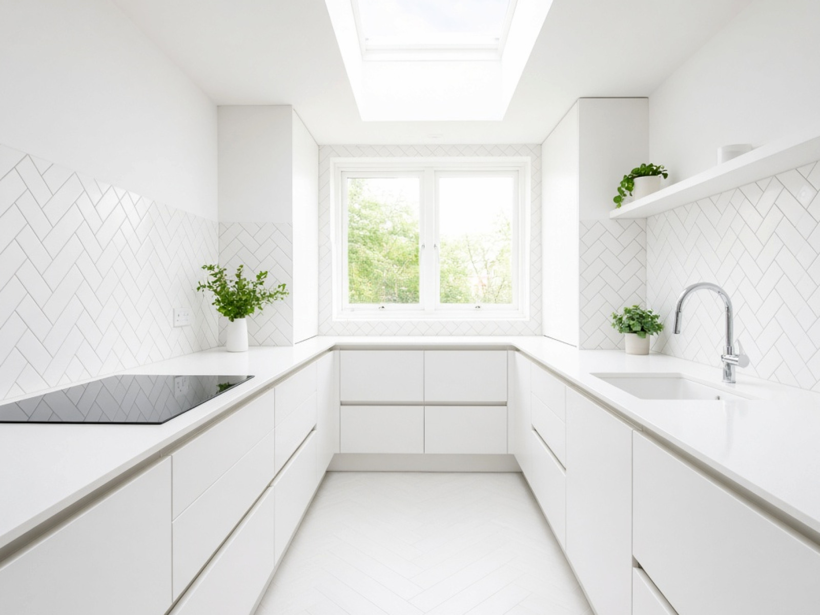 White Kitchen Worktops